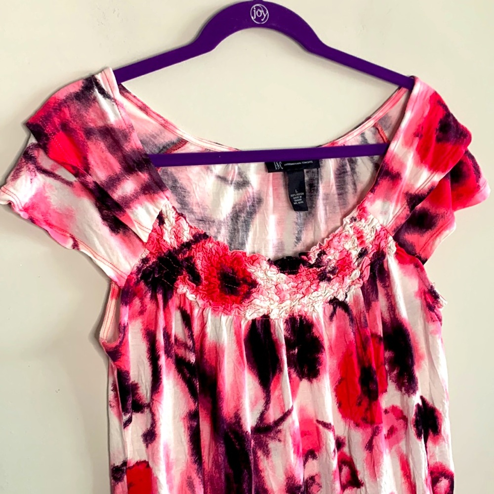 INC Floral Top - Picture 3 of 4